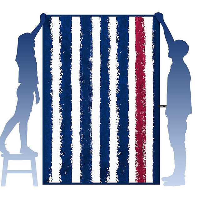 OCOOPA Sand Free Beach Towel Microfiber, Extra Large, Quick Dry, Oversized 71x34 inches, XX Large 82x 57 inches, Super Absorbent, Perfect Beach and Swim Towels for Men, Women