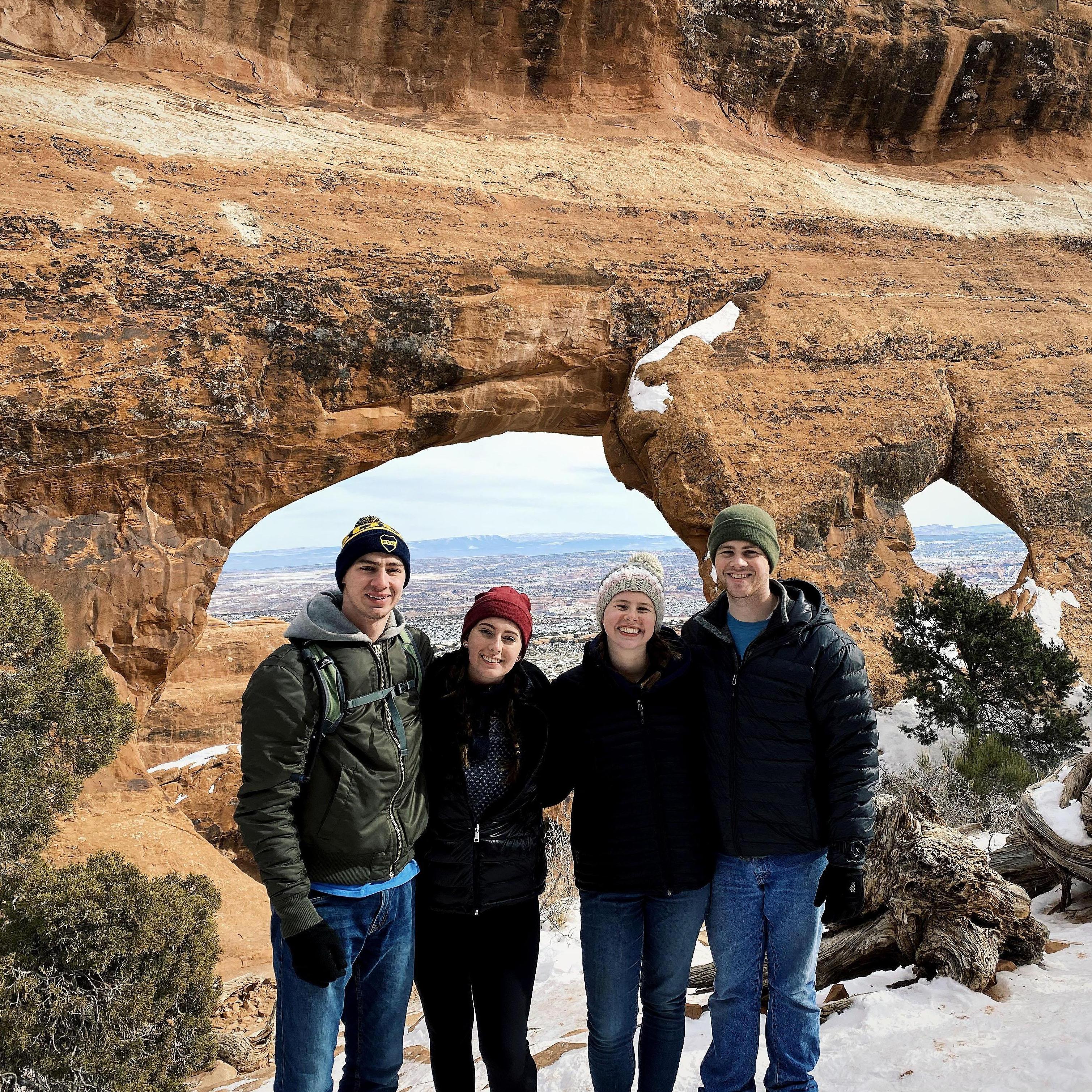 January 20, 2020 - Jenna and Eli took a couples trip with Josh and Lauren to Moab