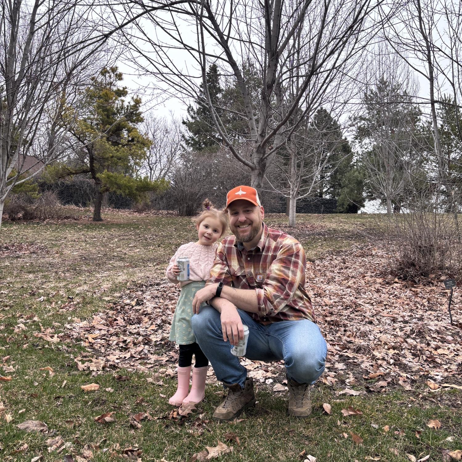 A quick pose in the UofI Arboretum.