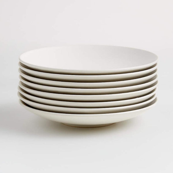 Craft Linen Cream Stoneware Appetizer Plate