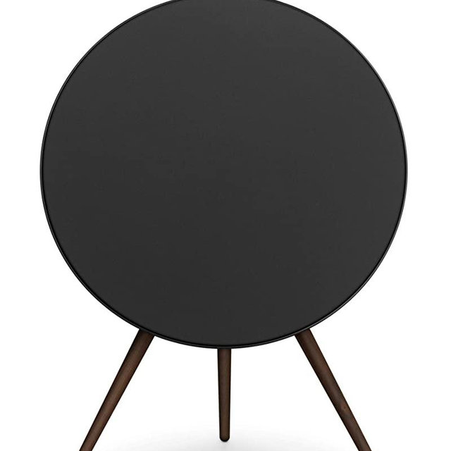 Bang & Olufsen Beoplay A9 4th Gen Wireless Multiroom Speaker, Black with Walnut Legs