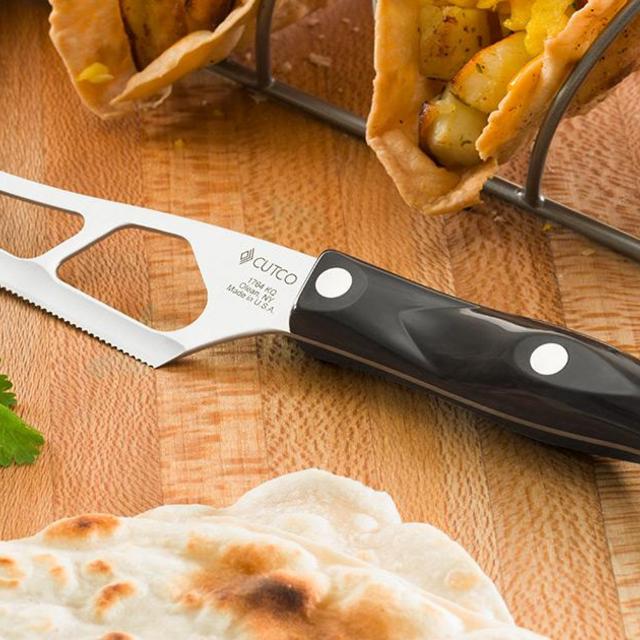 Traditional Cheese Knife with Classic Black Handle