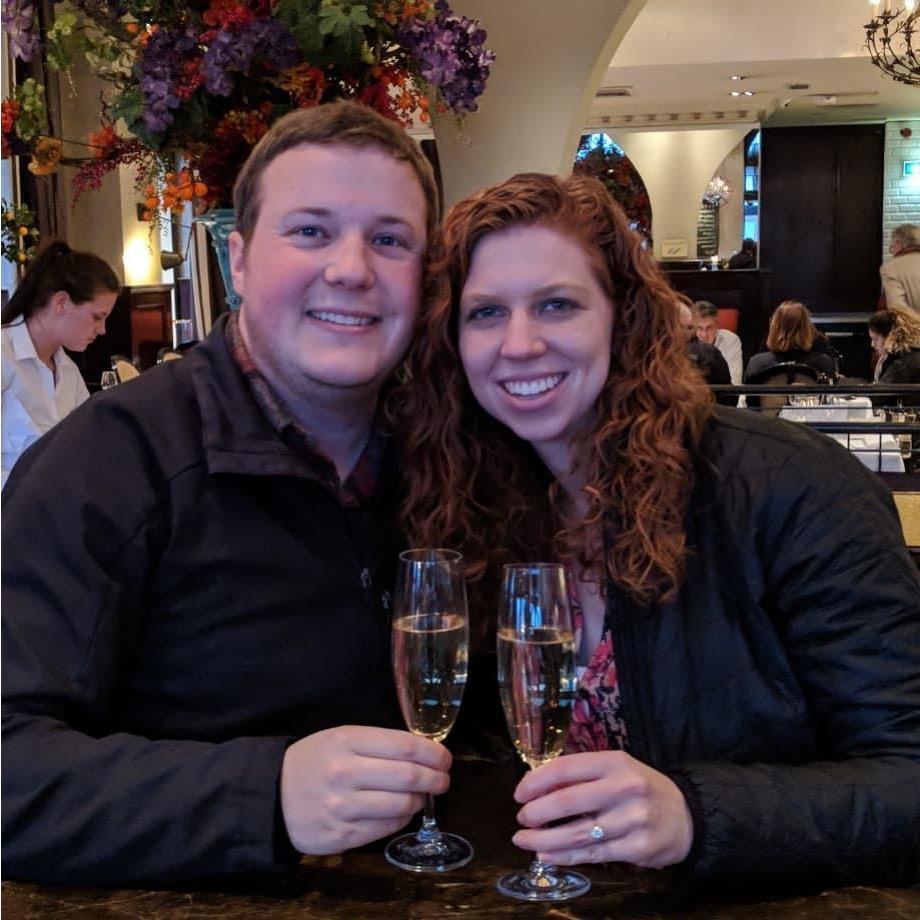 Celebrating the engagement in Amsterdam