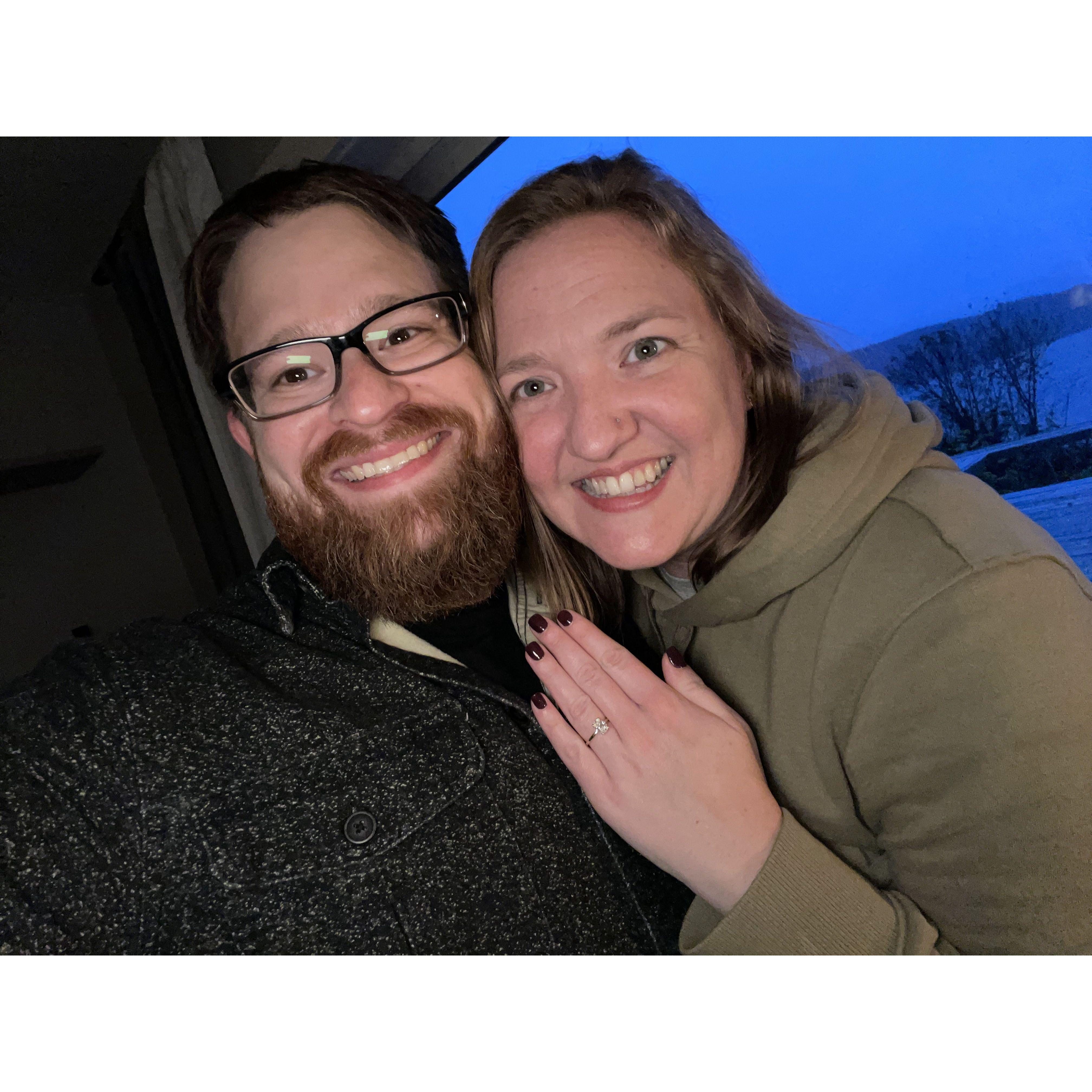 We're engaged!