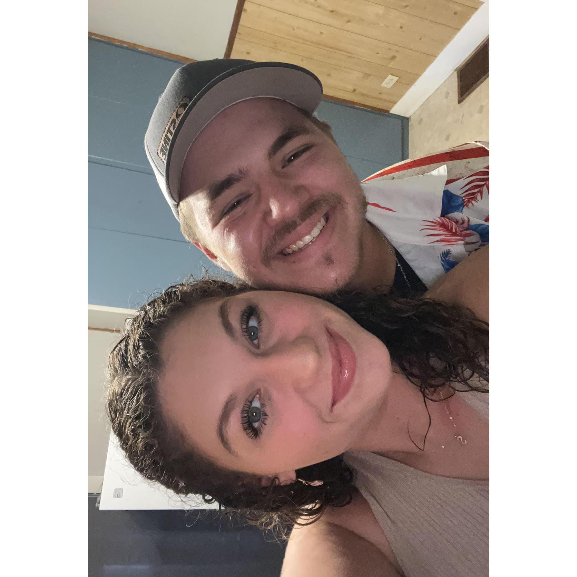 This was right before I went to my first party at Mikes sister Jessi's house for the 4th of July!