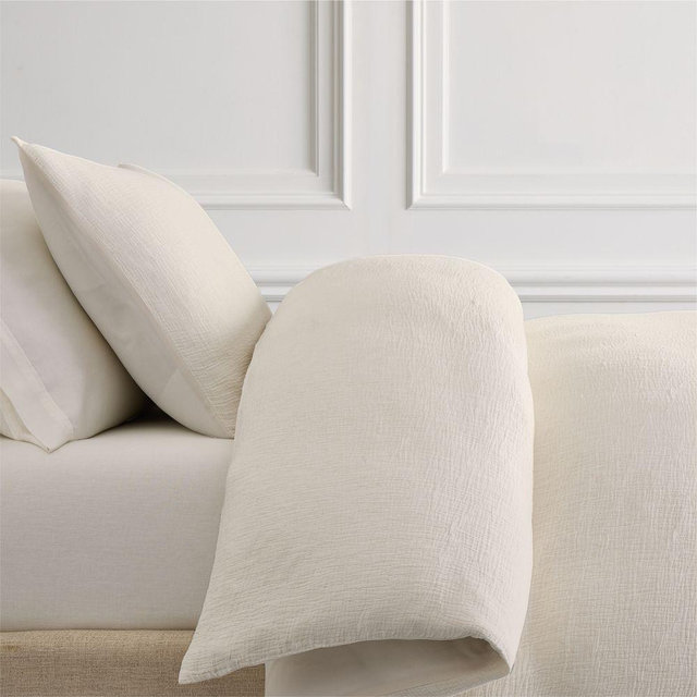 Tencel Cotton Duvet Full/Queen Alabaster
