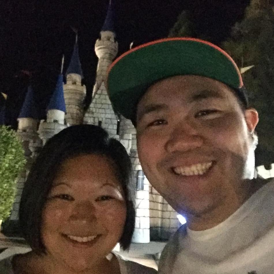 Our first ever picture together at Golfland
