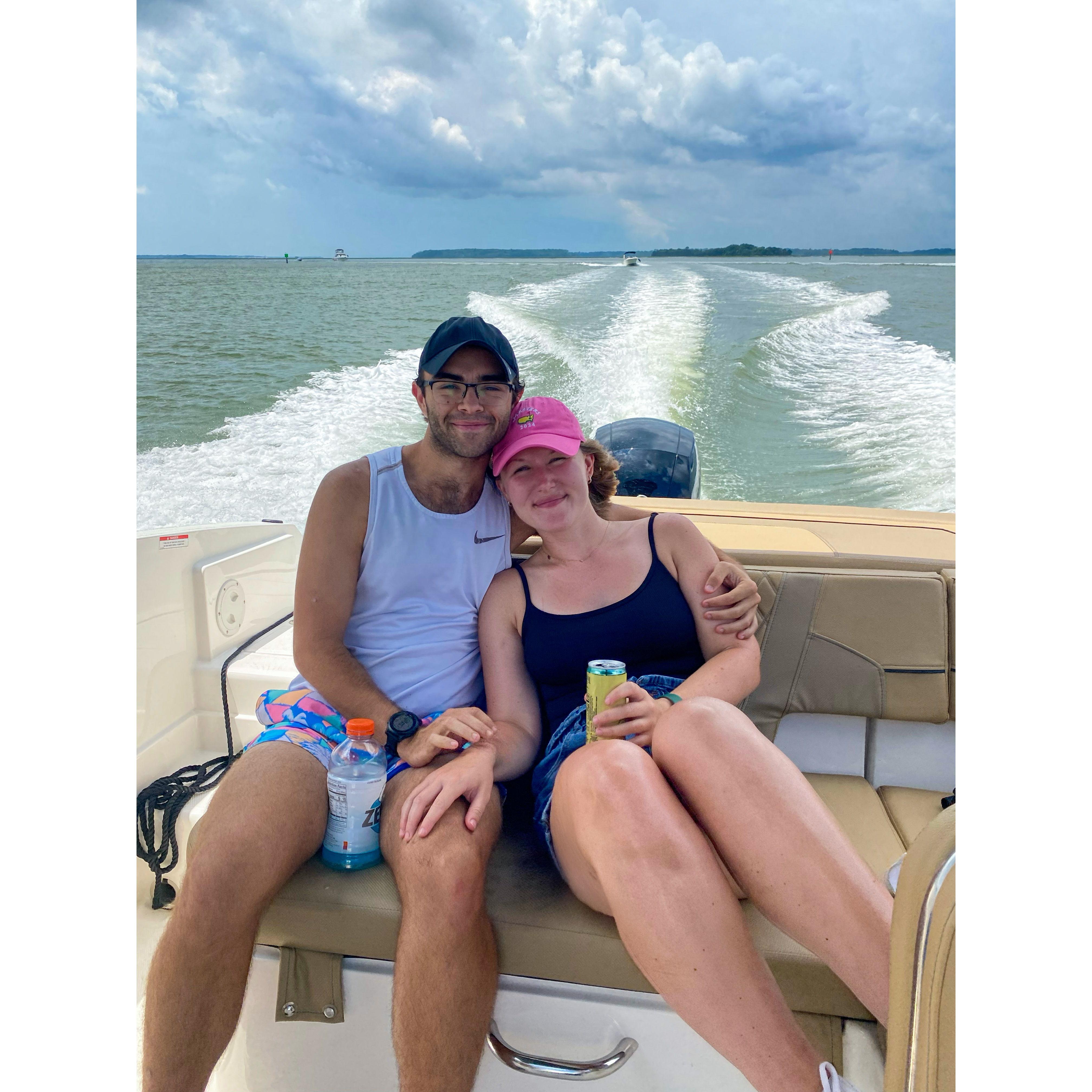 Noah's first time in Hilton Head