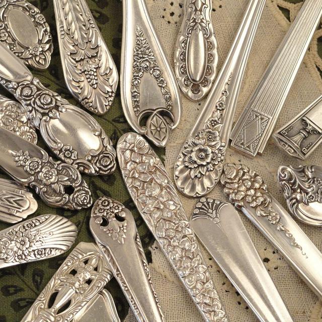 Mix or Match Tea Spoons Vintage Silverplate Silverware Mismatched Teaspoons 54 Patterns From Antique to Art Deco to Mid_Century to Retro