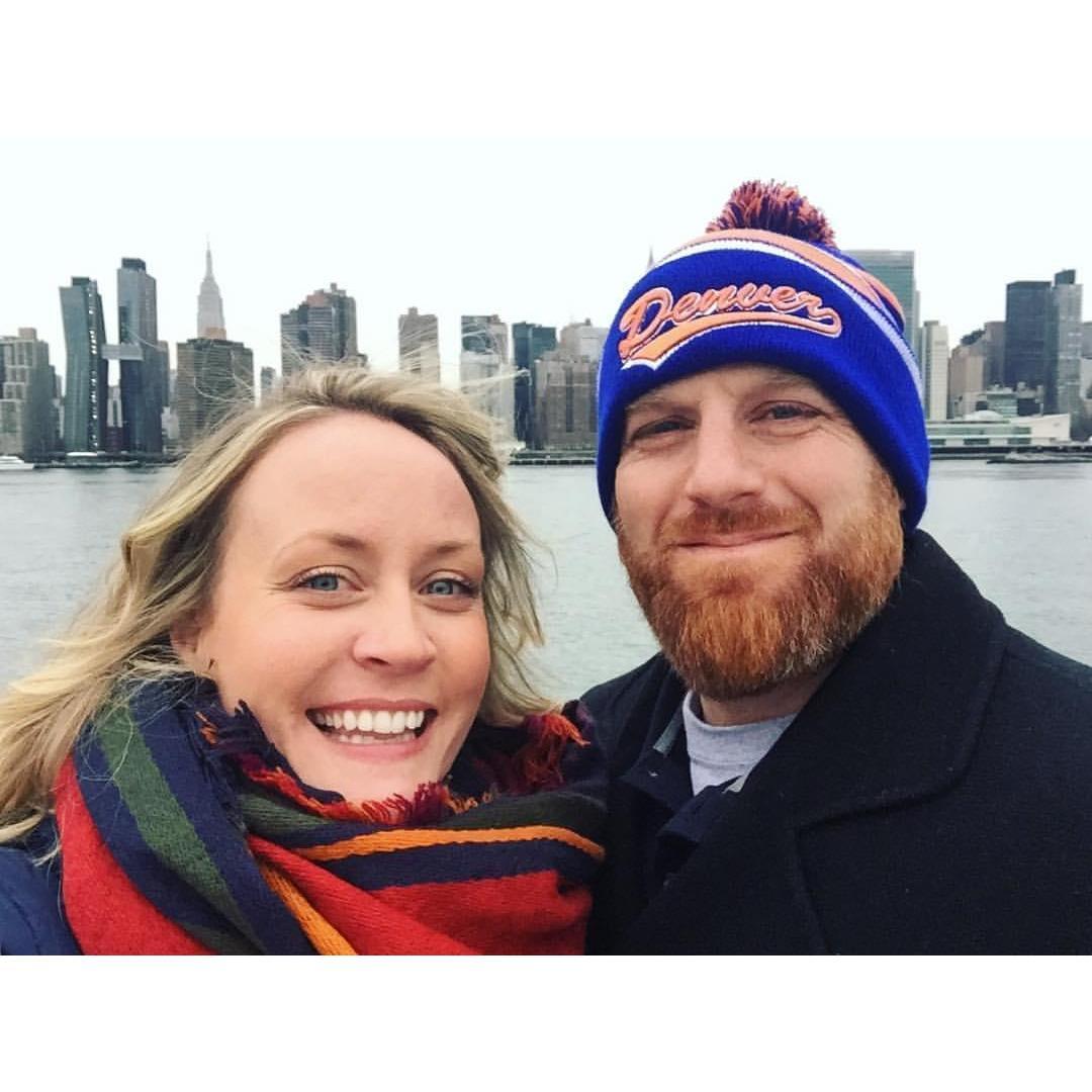 NYC & George meet for the first time! All of the pizza & bagels were eaten. December 2016.