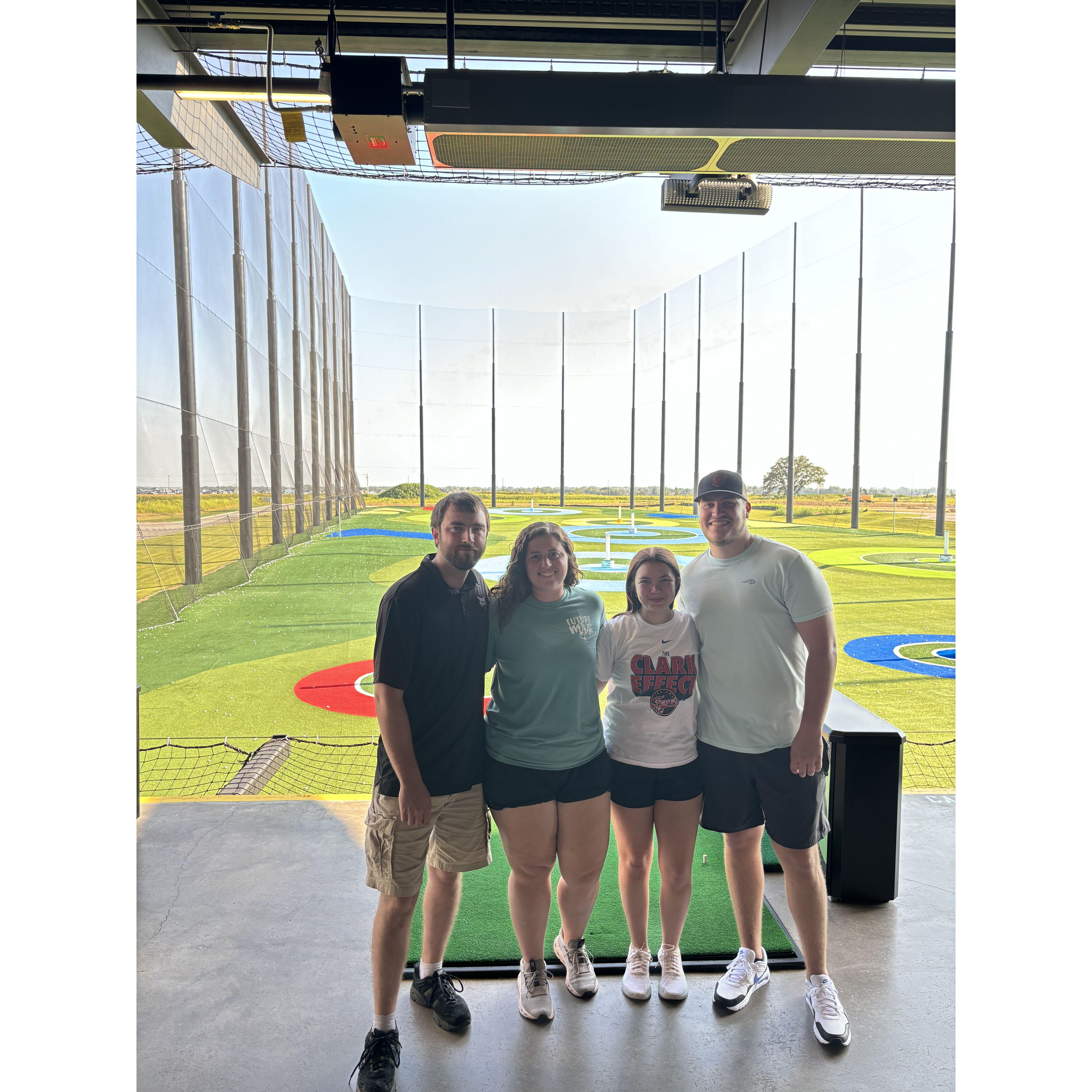Top Golf with Ashleigh and Carson