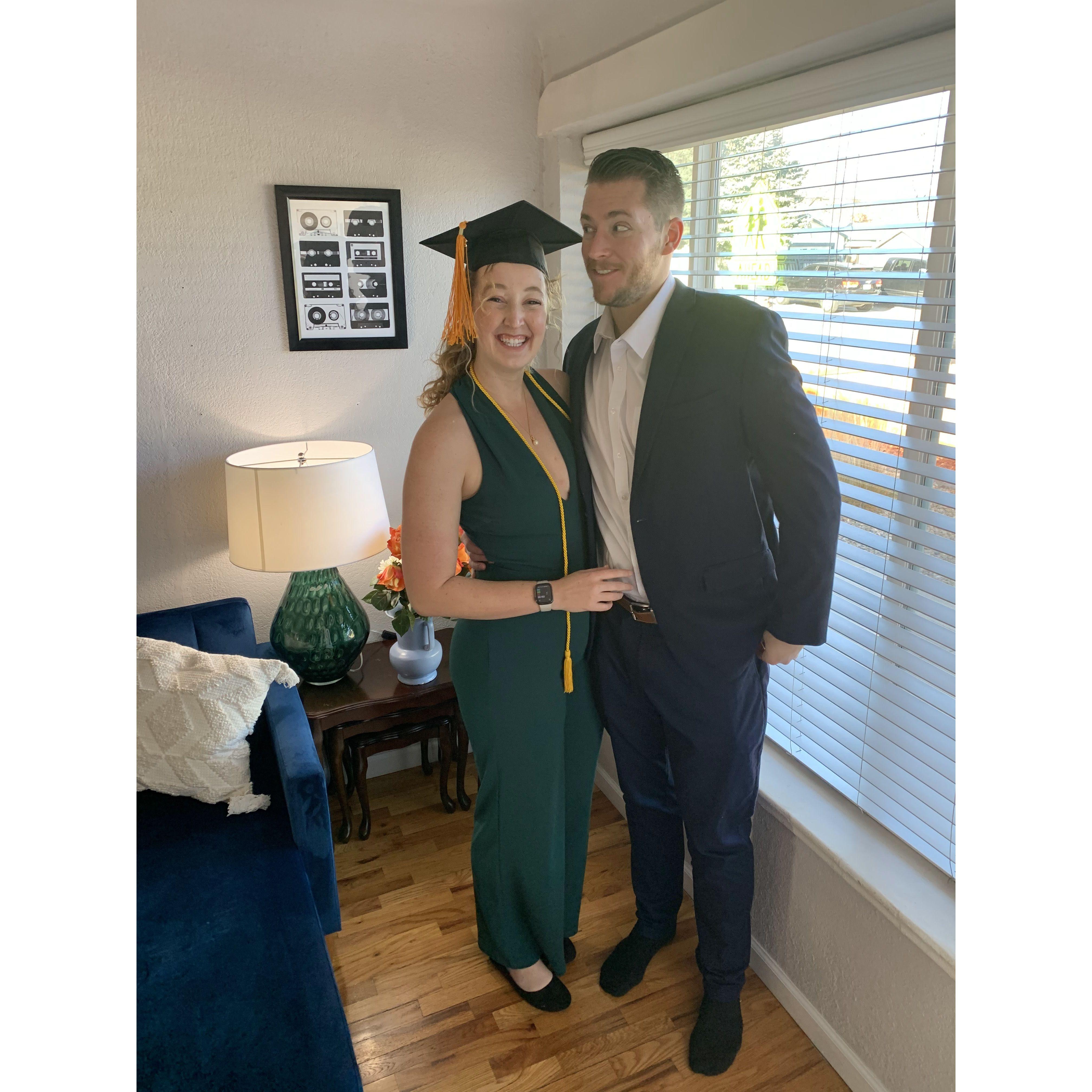 Jenna's CU Anschutz graduation 2022