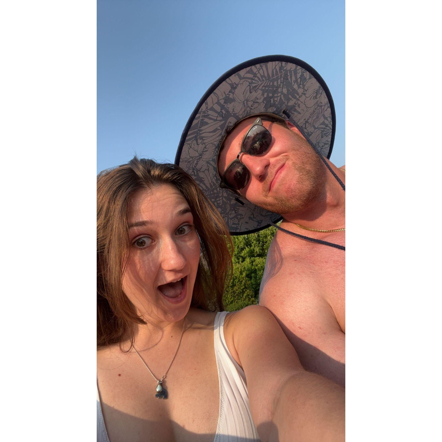 This was our first photo together!