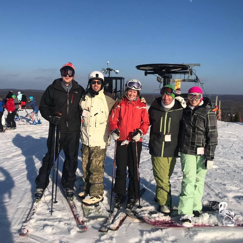 Up north friends weekend skiing/snowboarding at Schuss