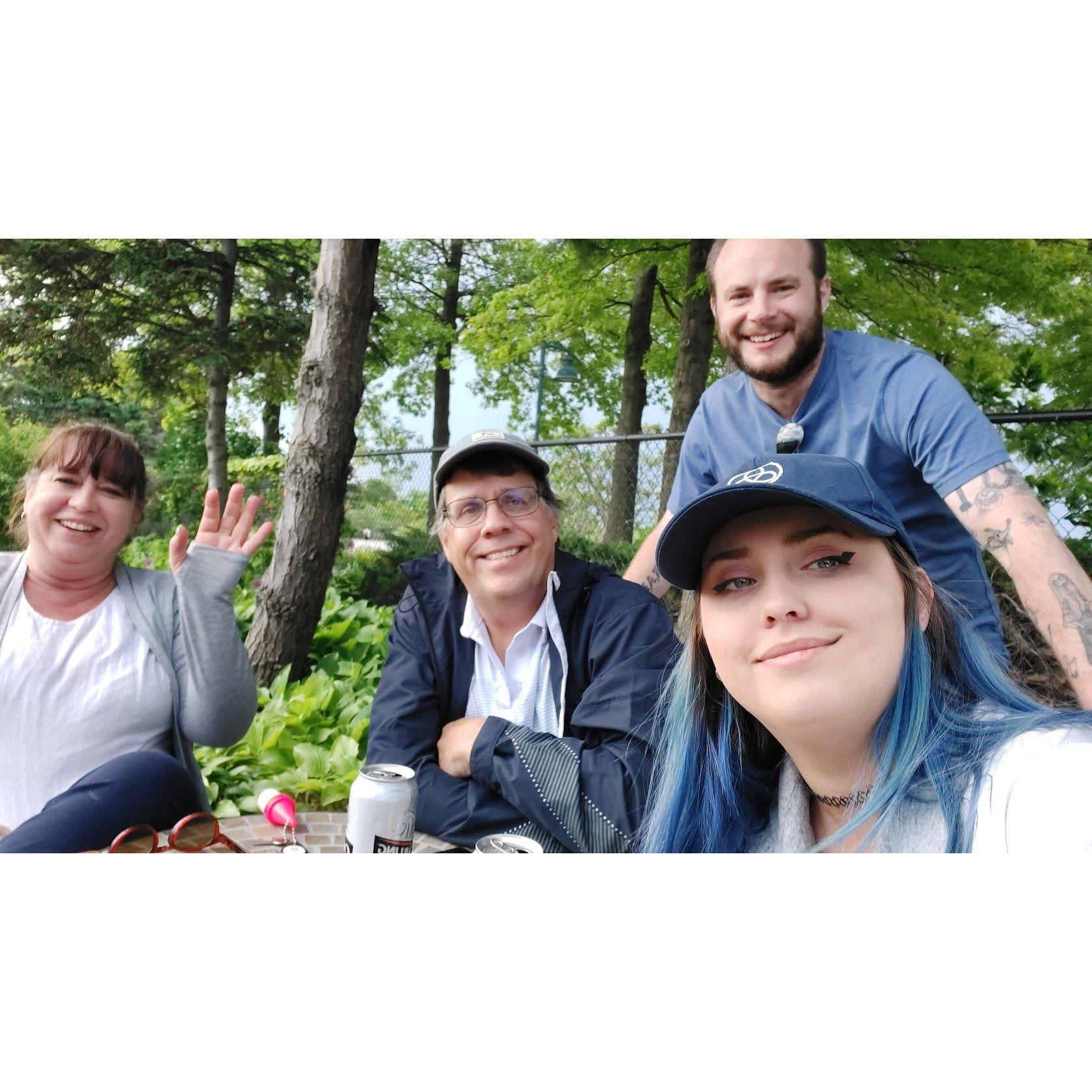 Summer time with mom and dad