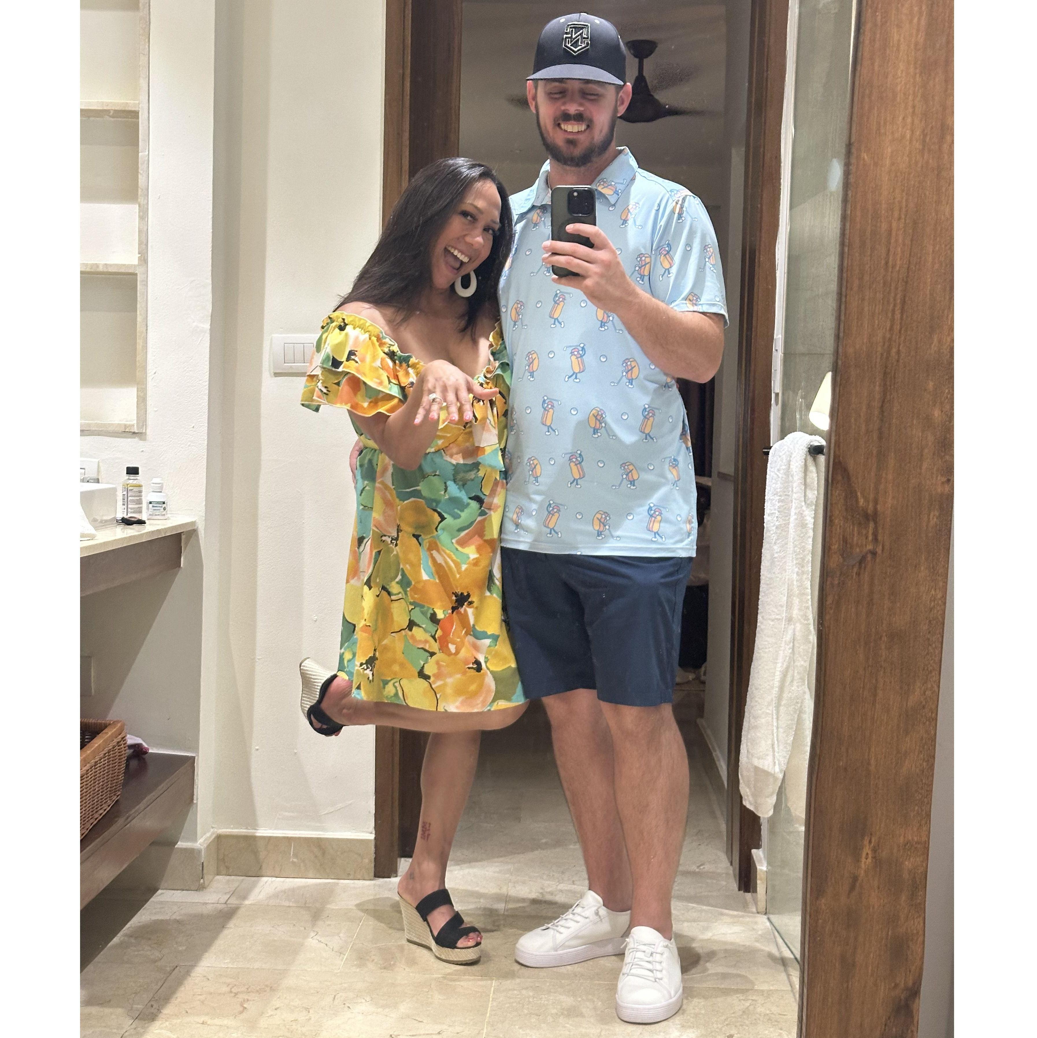 I said "yes" in Punta Cana!