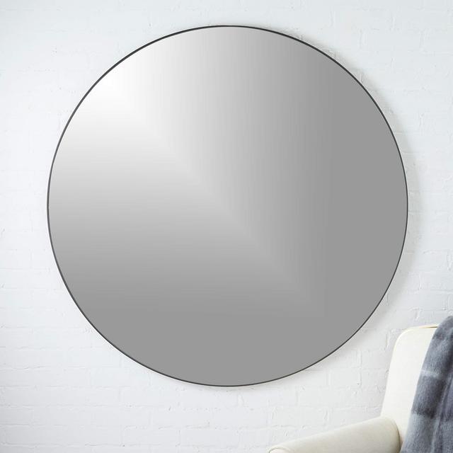 Infinity Round Black Mirror 48"