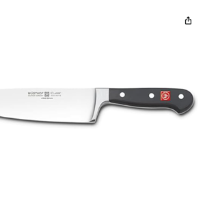 WÜSTHOF Classic 8 Inch Chef’s Knife,Black,8-Inch