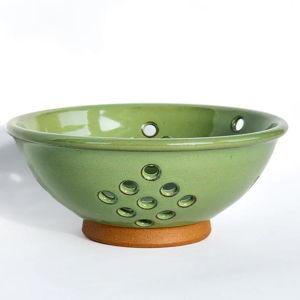 Clinton Pottery Small Colander - Bud Green