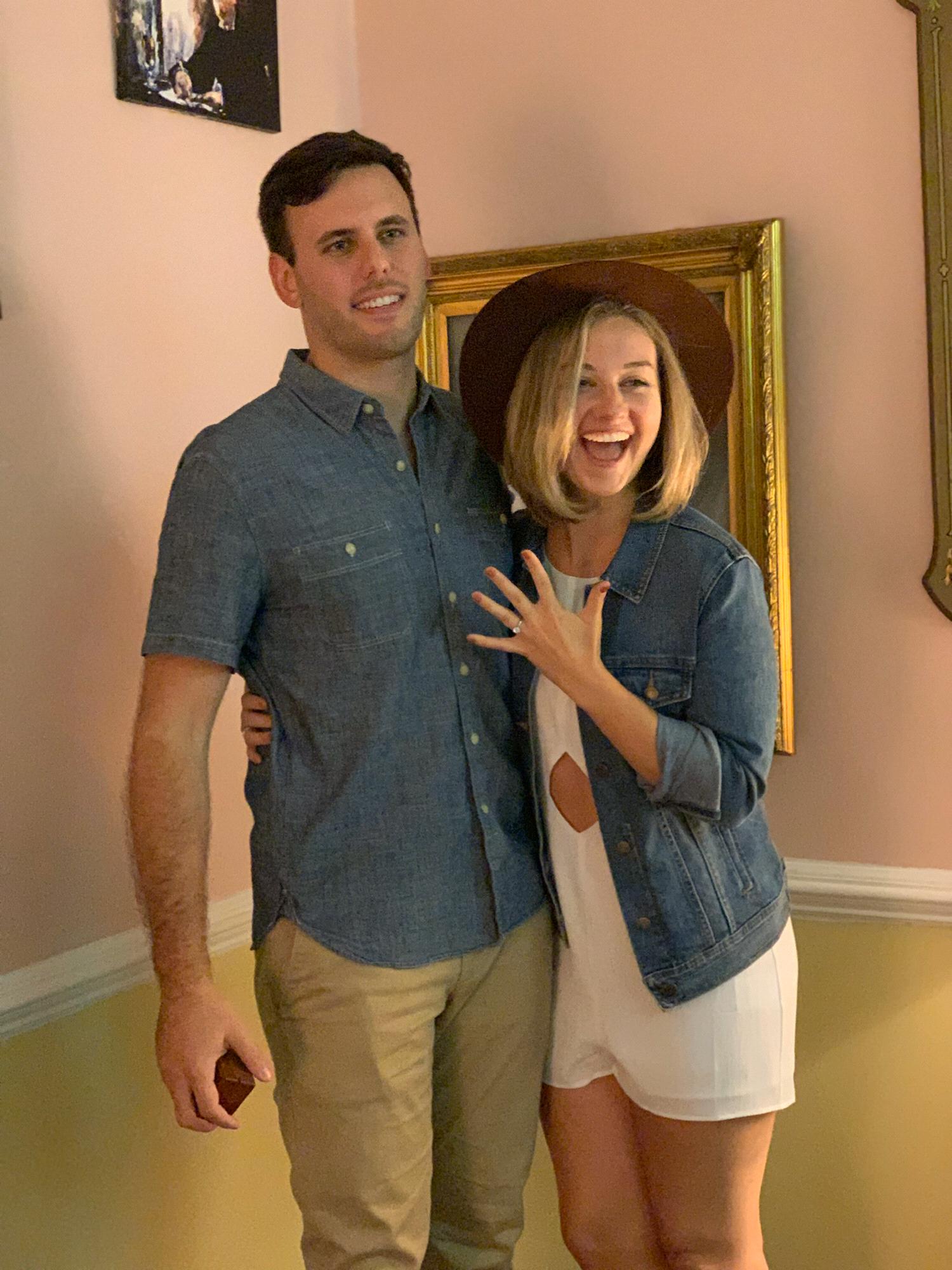 Seconds after Maggie said "YES!"