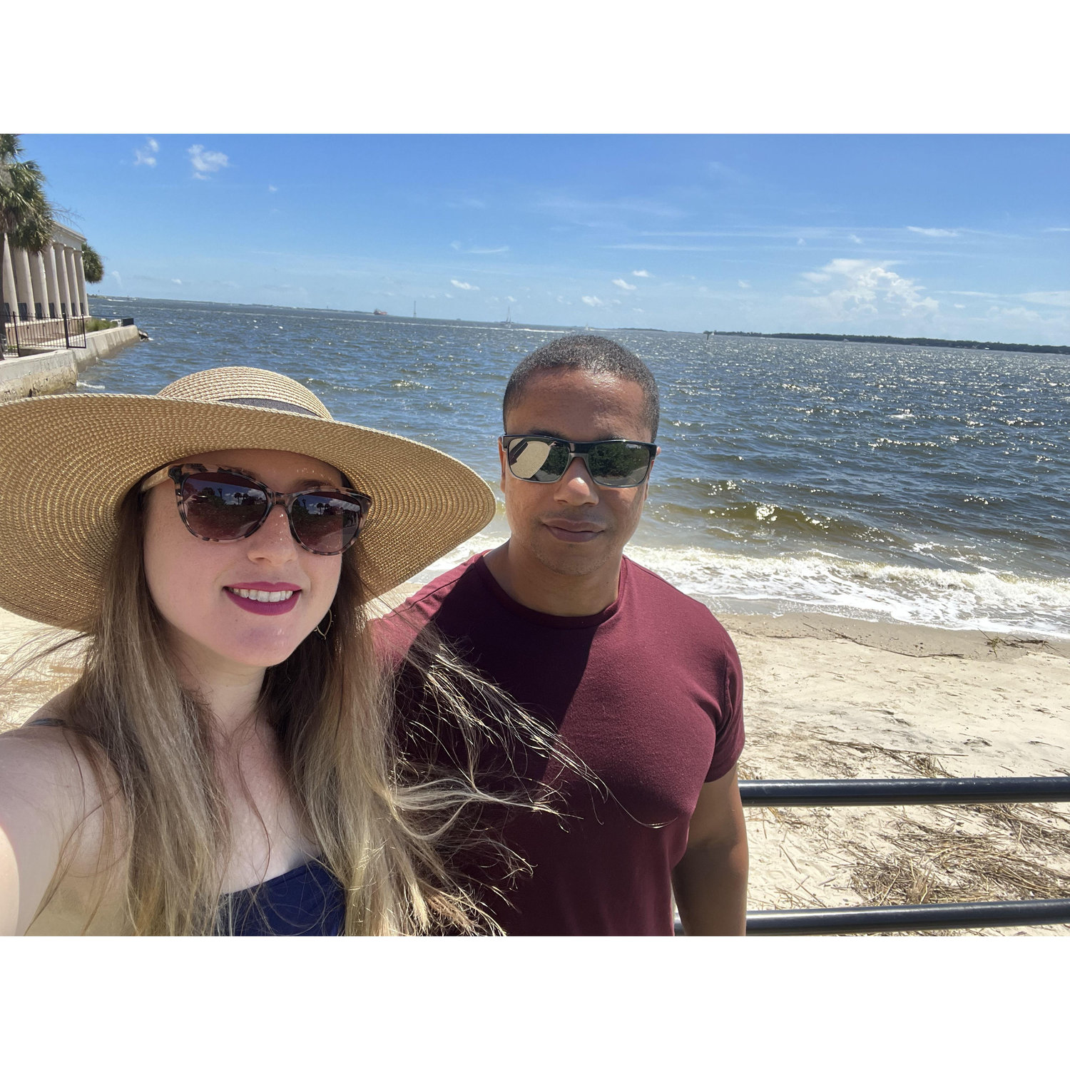 Celebrating Melissa's birthday in Charleston, SC.