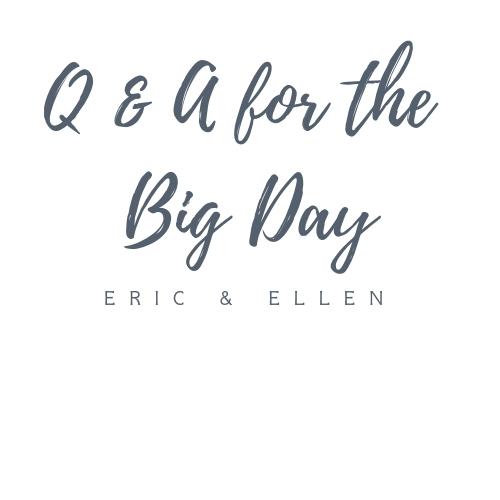 The Wedding Website of Ellen Weil and Eric Weekley