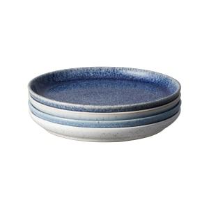 Studio Blue Set of 4 Coupe Medium Plates