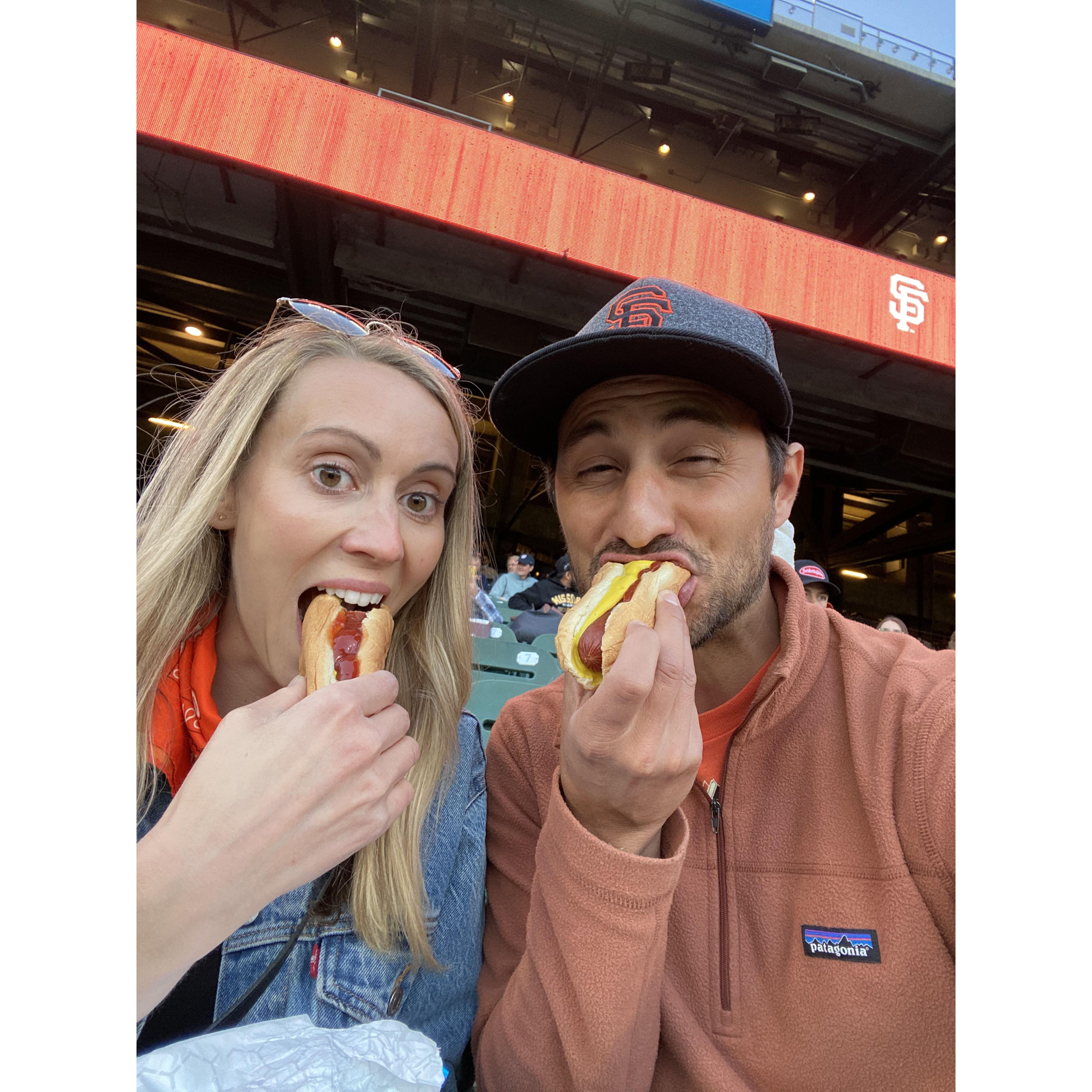 Baseball and dawgs