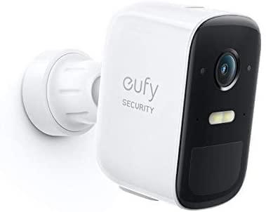 eufy Security, eufyCam 2C Pro Wireless Home Security Add-on Camera, 2K Resolution, 180-Day Battery Life, HomeKit Compatibility, IP67 Weatherproof, Night Vision, and No Monthly Fee. (Renewed)