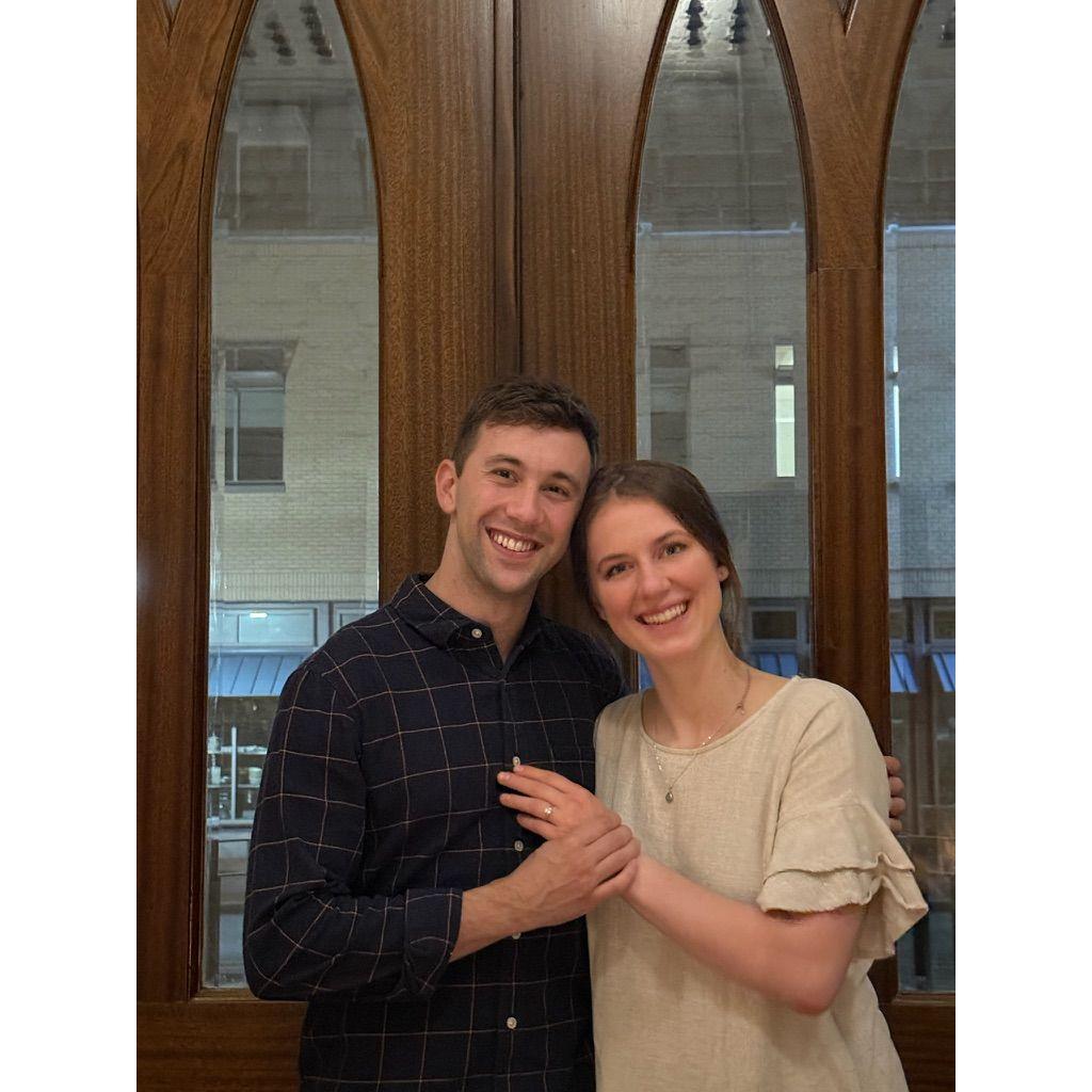 Our engagement weekend was capped off with an epic meal in Bentonville, Arkansas.