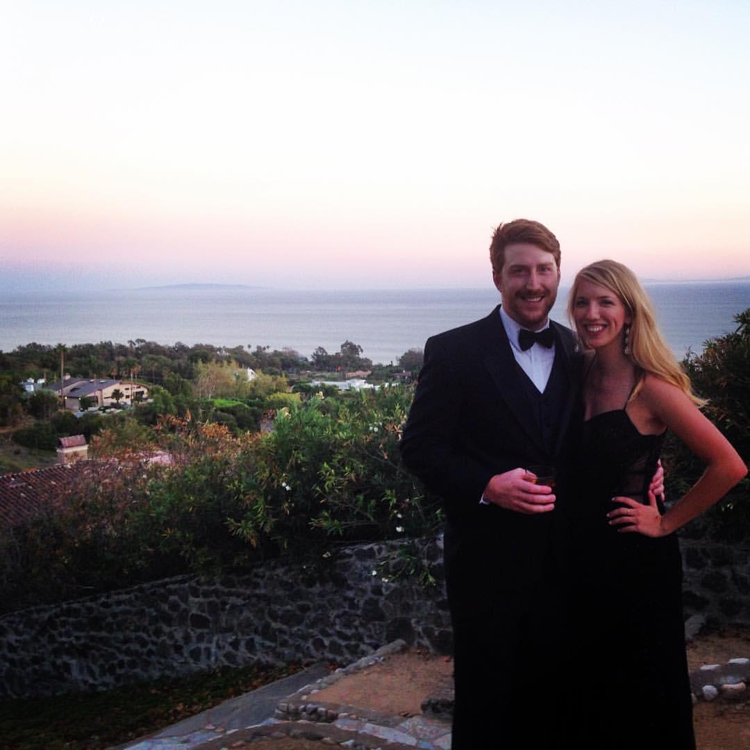 Celebrating our friends, Paige and Ben, at their wedding in Malibu, California