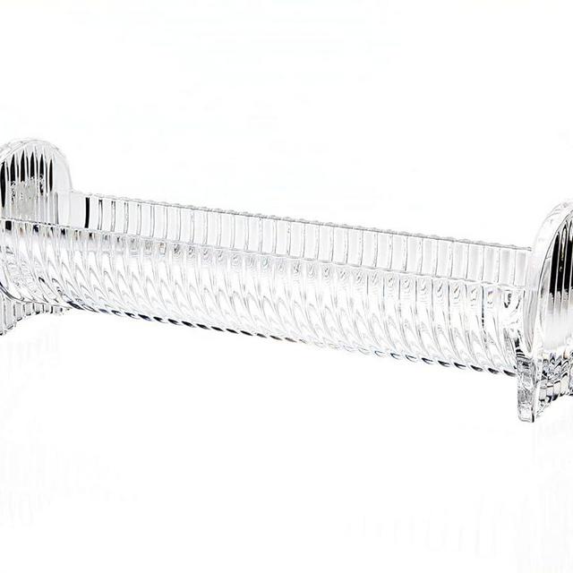 Godinger Cracker Tray, Snack Tray, Serving Tray, Chips Tray, Glass Tray, Serverware