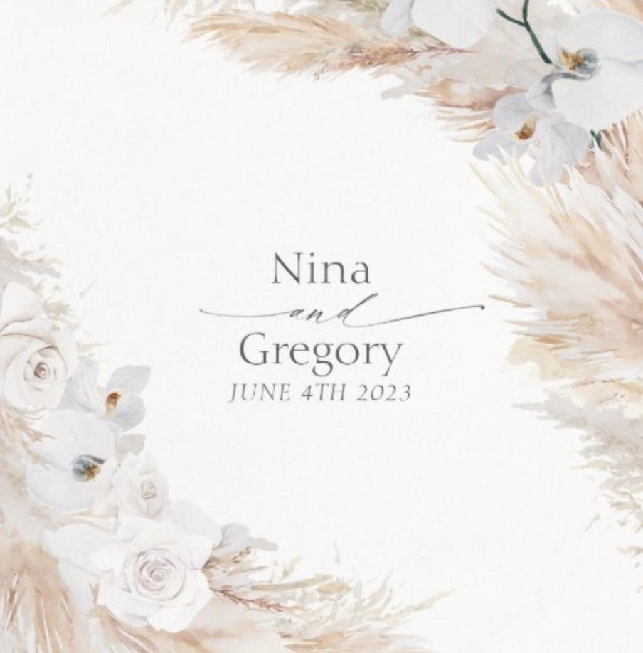 The Wedding Website of Nina Pereira and Gregory Shaw