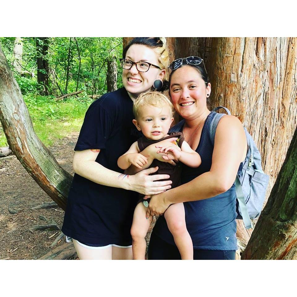 Out in Mass. with sweet little J! (2018)