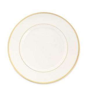 Pickard Signature Plain Dinner Plate, Gold