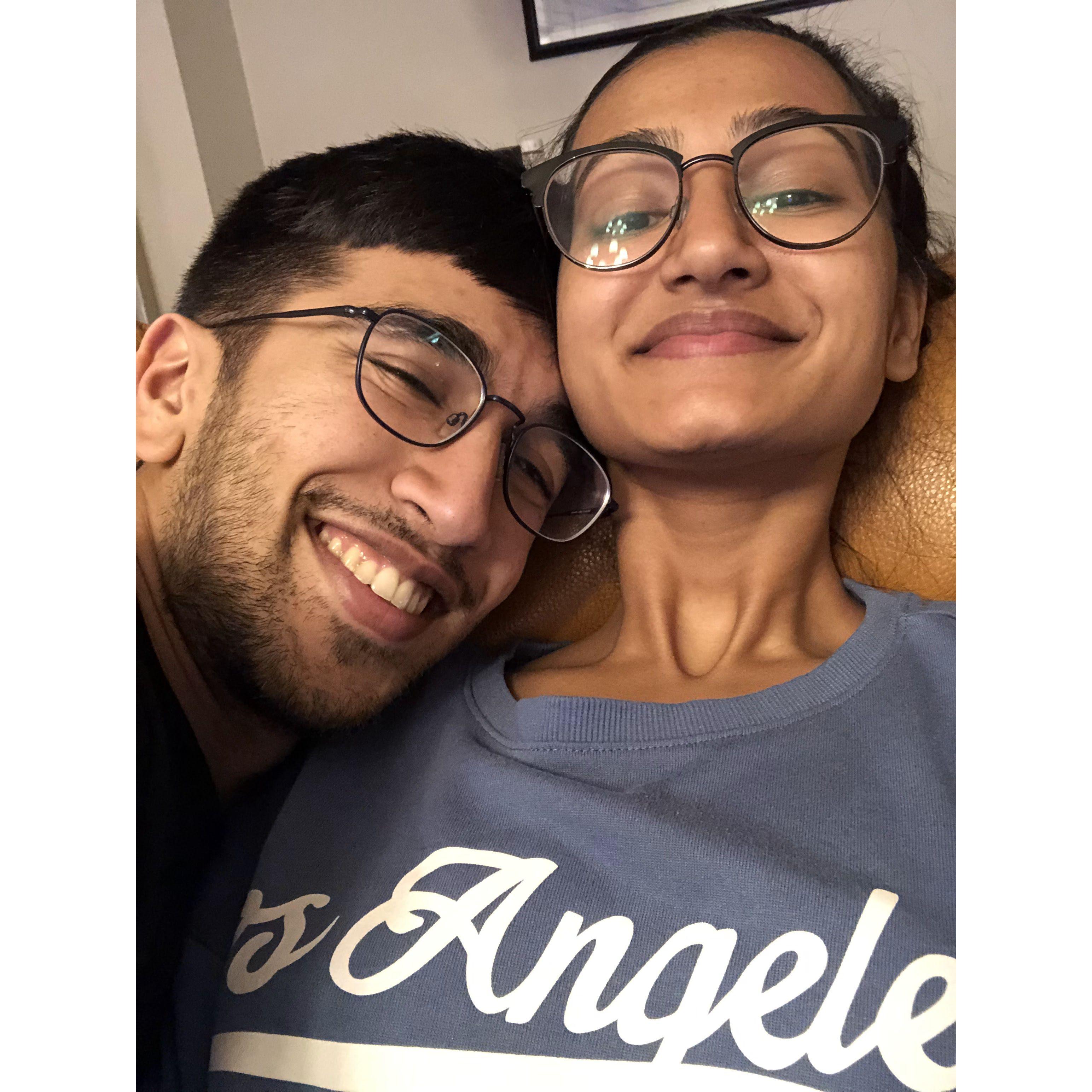 We are glasses twins