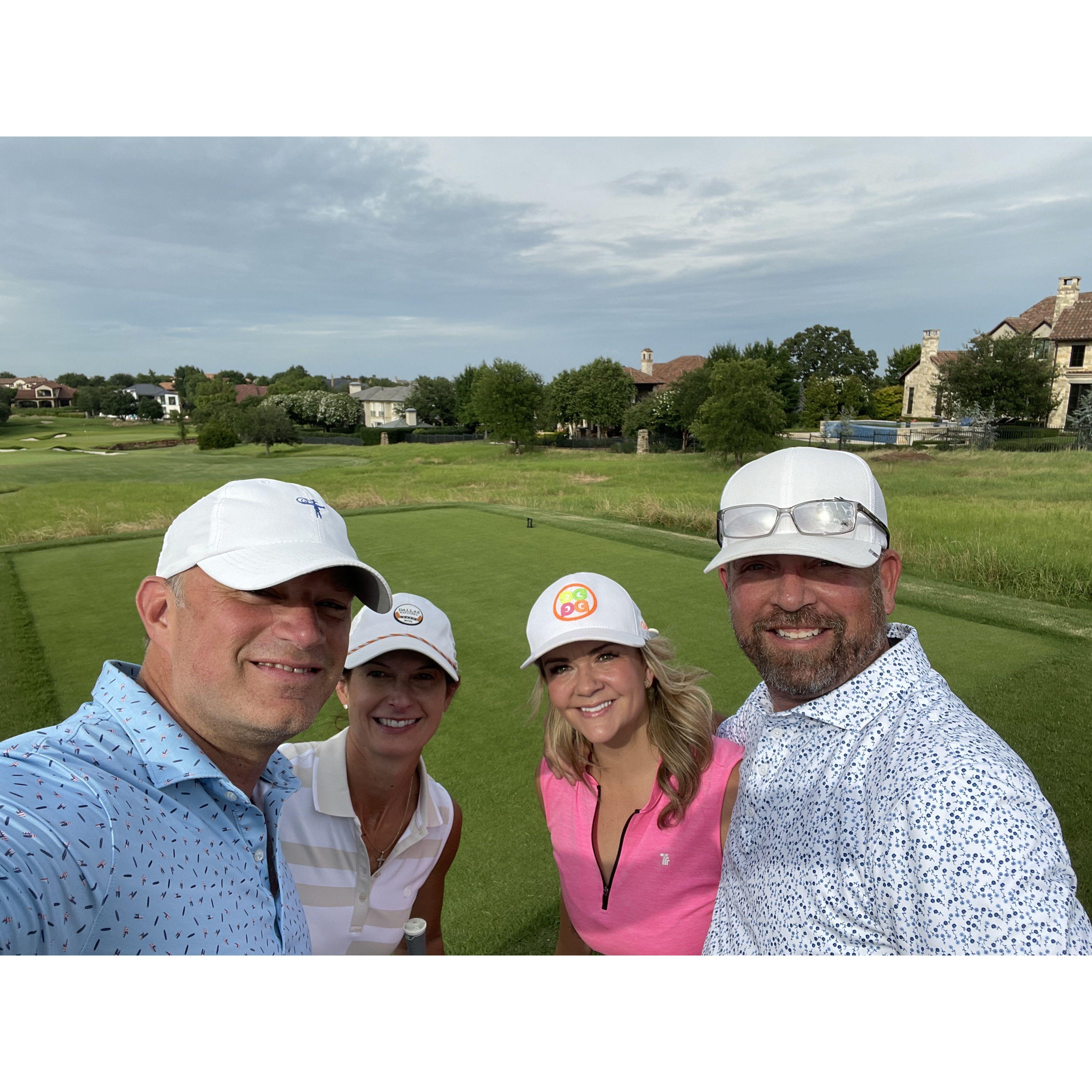 Golf with Chad and Stacy Fox at Vaquero Golf Club