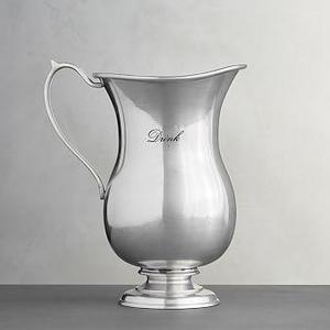 Antique Silver Sentiment Pitchers