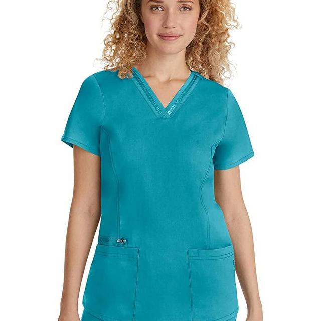 healing hands Purple Label Women's 2278 Jasmin Top -Three Pocket Scrub Top