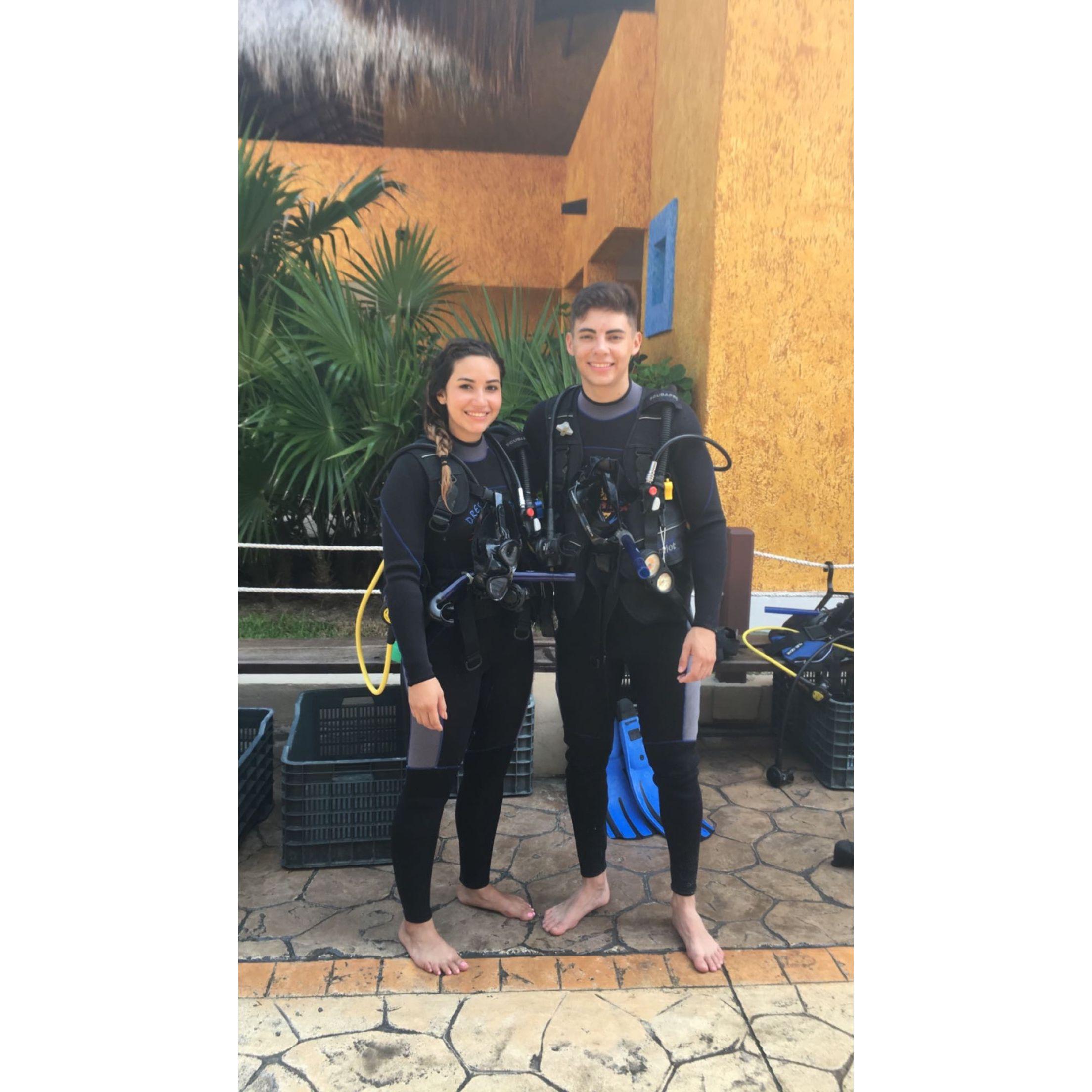 Scuba diving in Mexico