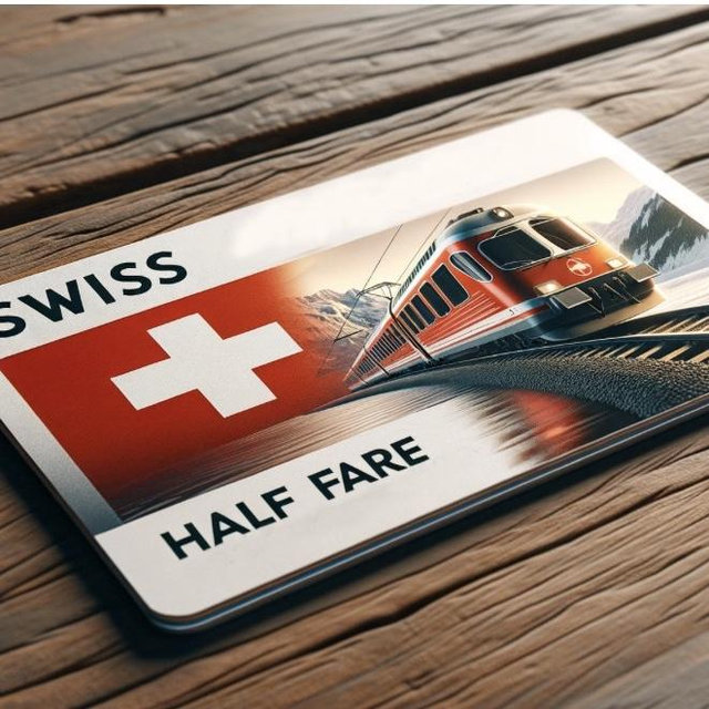 Swiss Half Fare Card (alows 50% discount for every type of travel)