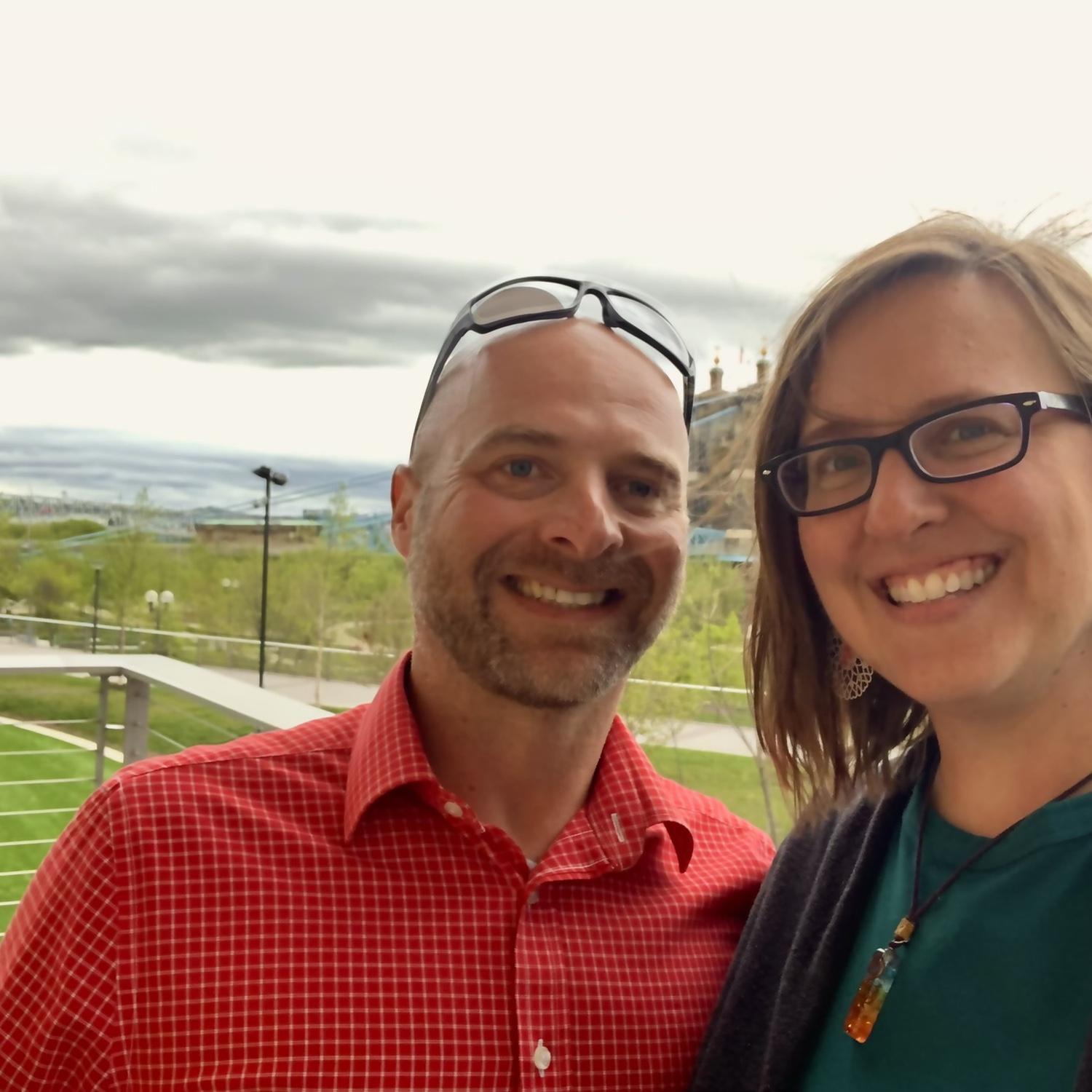 The first official photo I was brave enough to ask Nick if we could take while we were out on a stroll after a dinner date downtown on date #5. 
April 25, 2022.