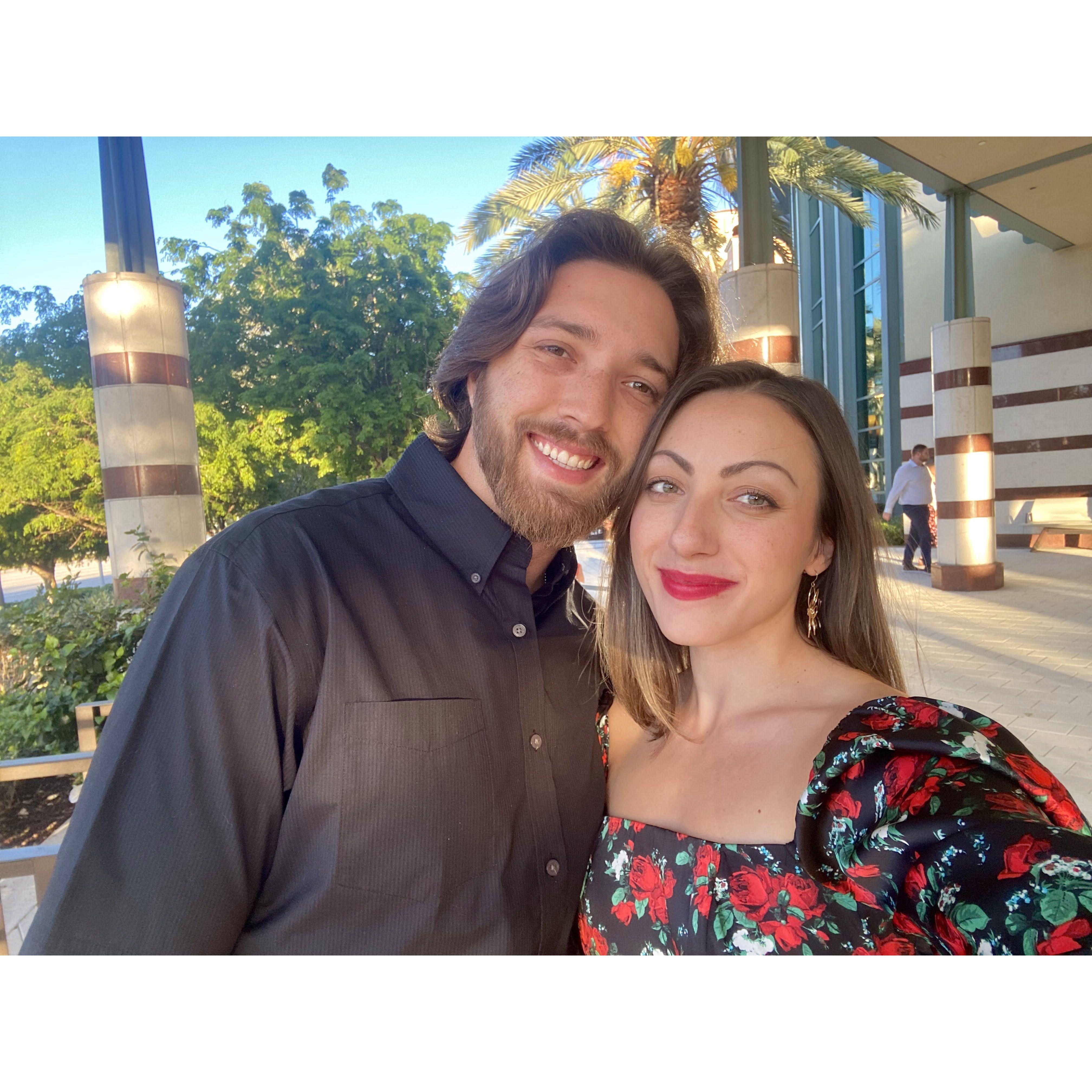 Seeing Hamilton at the Kravis Center in West Palm Beach!
