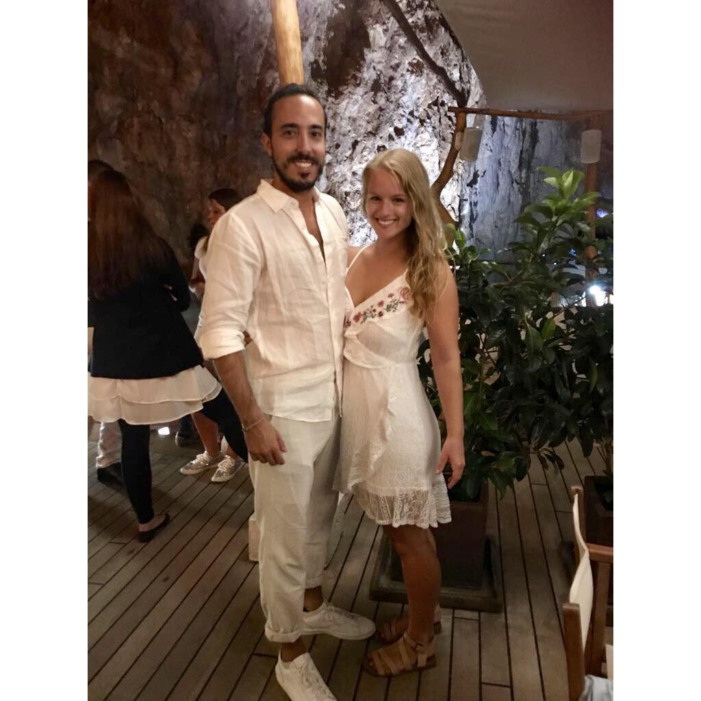 White party in a cave in Menorca