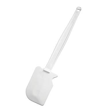 Rubbermaid Commercial High Heat Silicone Spatula, 13.5", White Handle, 1980415