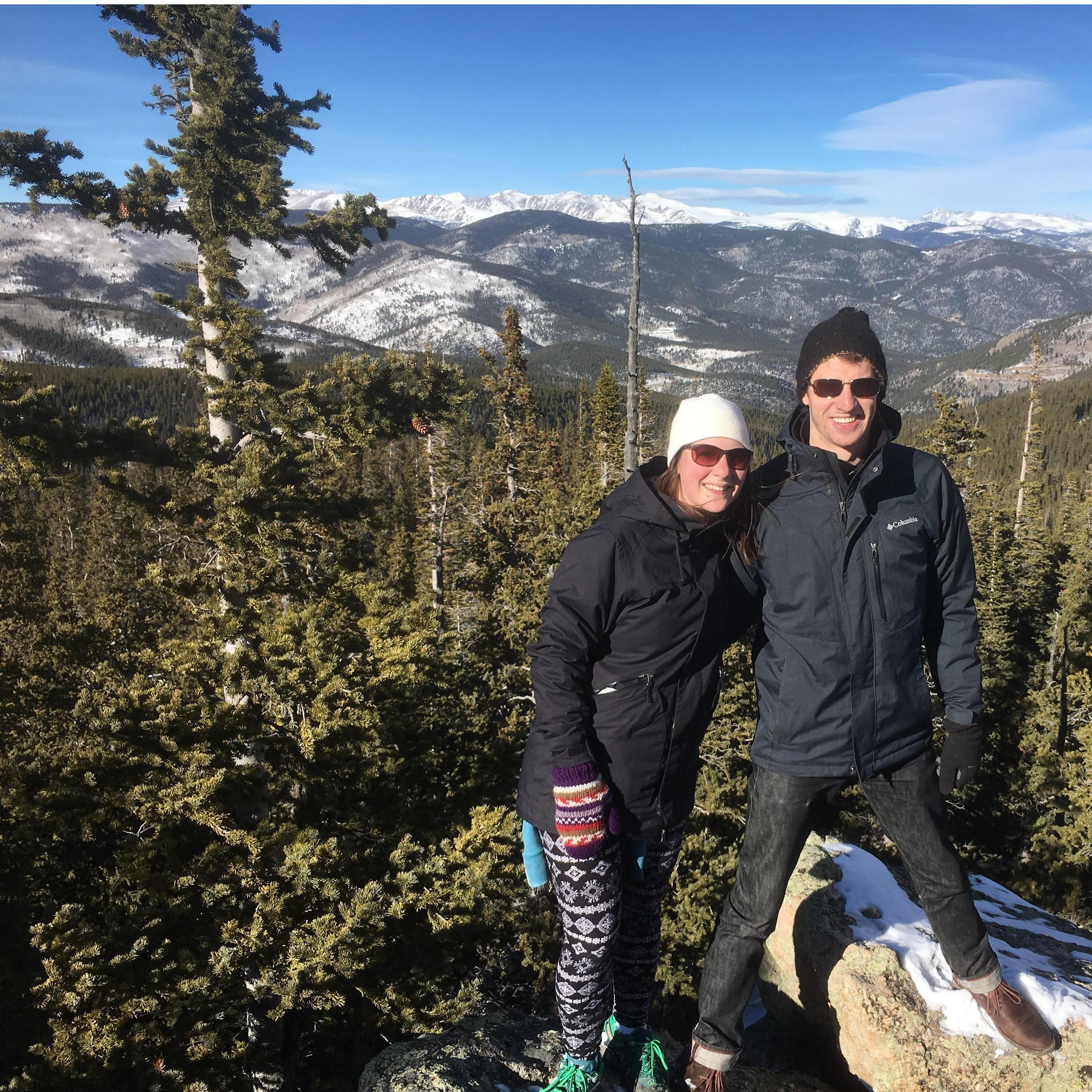 Hiking Mt Evan's in Colorado