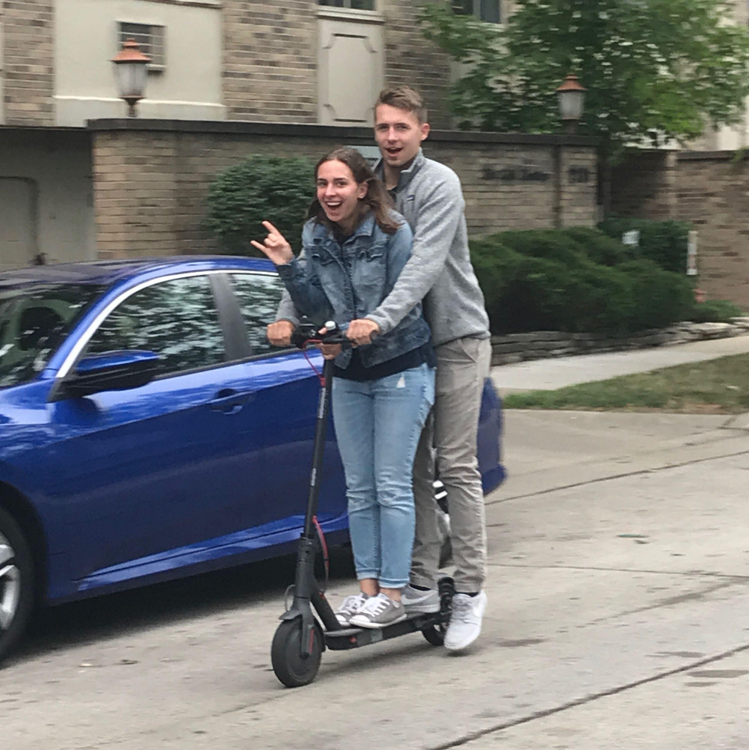 Double Scooting around Milwaukee