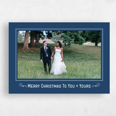 Blue Holiday Card - Montreal