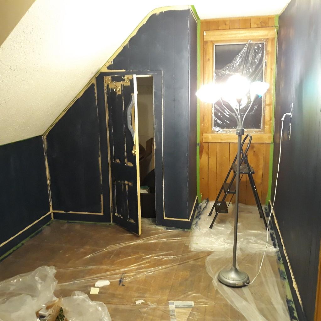 the navy room: in progress