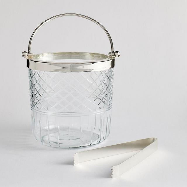 Atherton Glass Ice Bucket - Clear